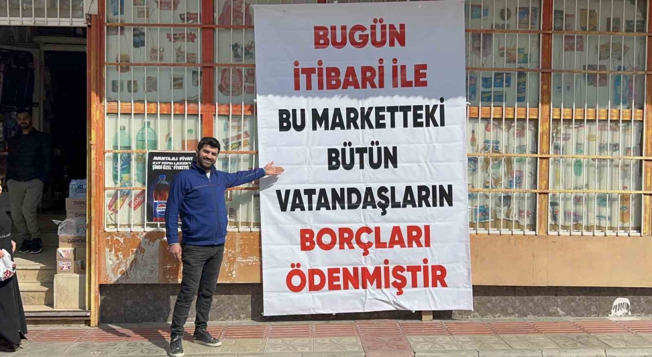 Gizemli hayırsever, 400 depremzede ailenin 1 milyon 600 bin TLlik bakkal borcunu ödeyip kayıplara karıştı