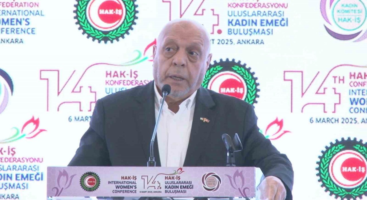 HAK-İŞ Başkanı Arslan: Türkiyede ilk kez ev işçilerini örgütlenme kampanyası başlattık