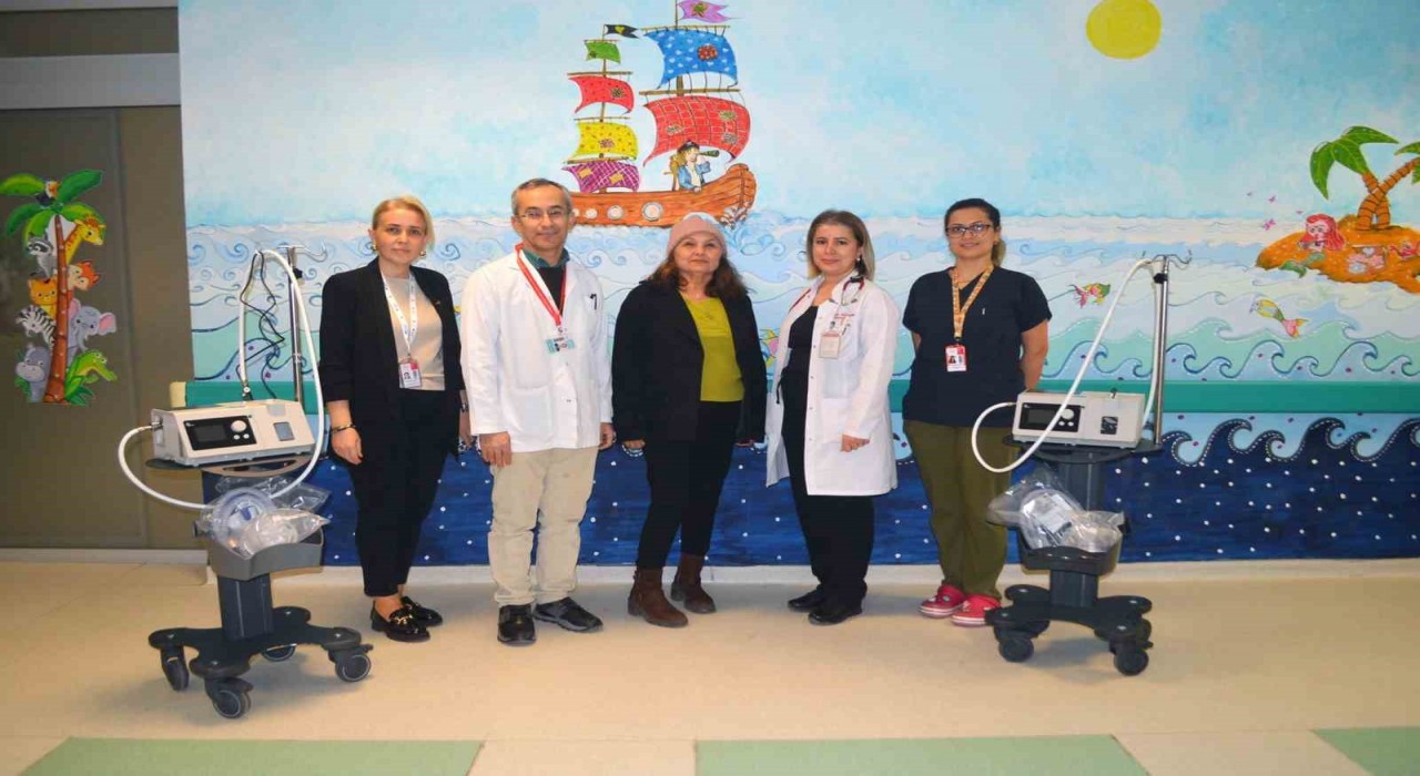 Hayırseverden Muğla EAHa yüksek akımlı oksijen terapi cihazı bağışı
