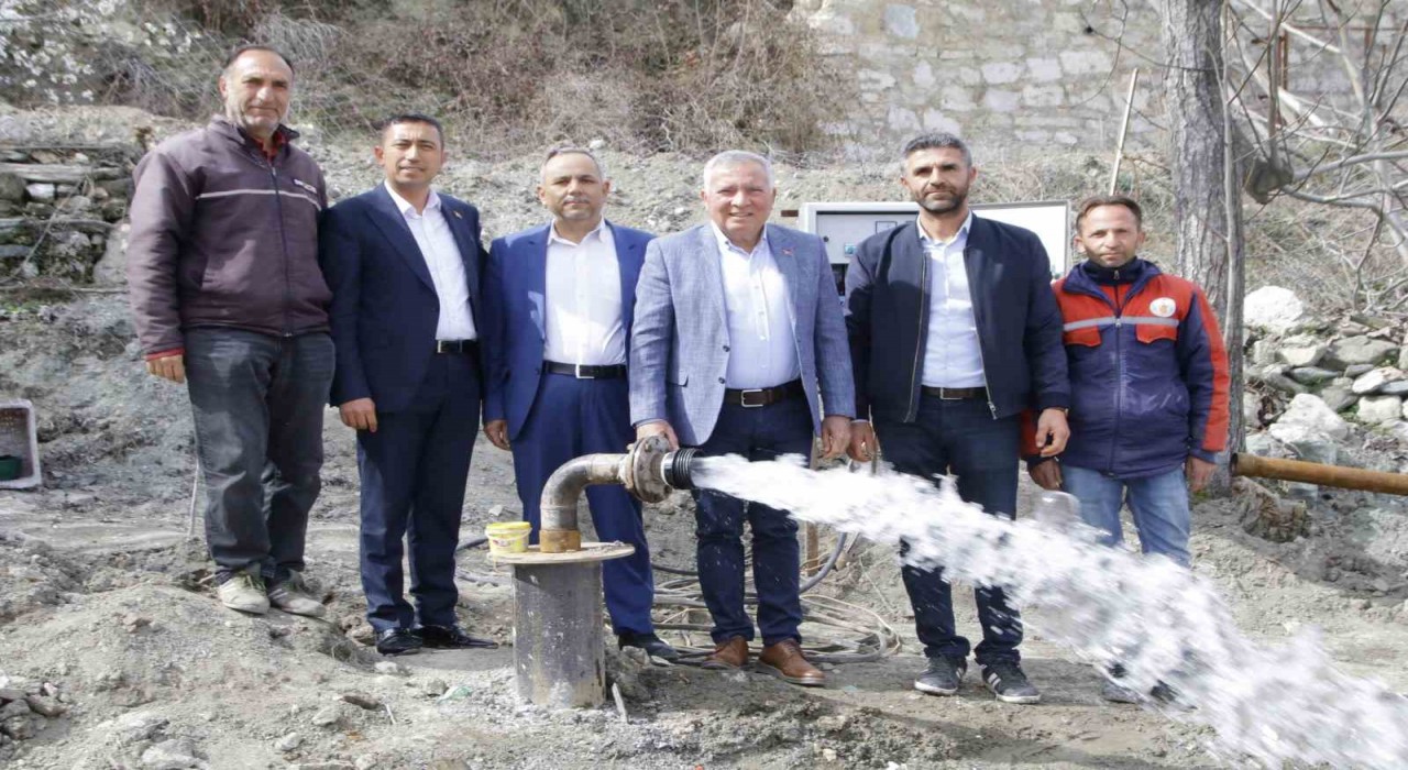 Honaz Belediyesinin sondaj çalışması Bağarasına can suyu oldu