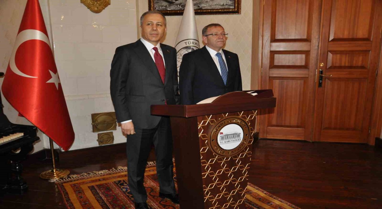 İçişleri Bakanı Ali Yerlikaya Karsta
