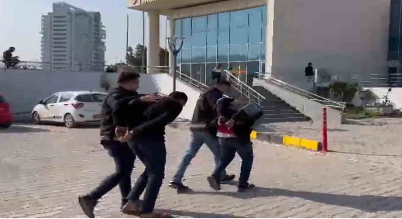 İskenderunda hırsızlık şüphelisi 3 kişi tutuklandı