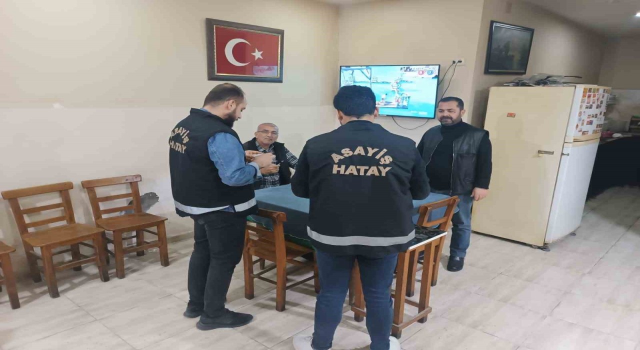 İskenderunda kıraathaneler denetlendi