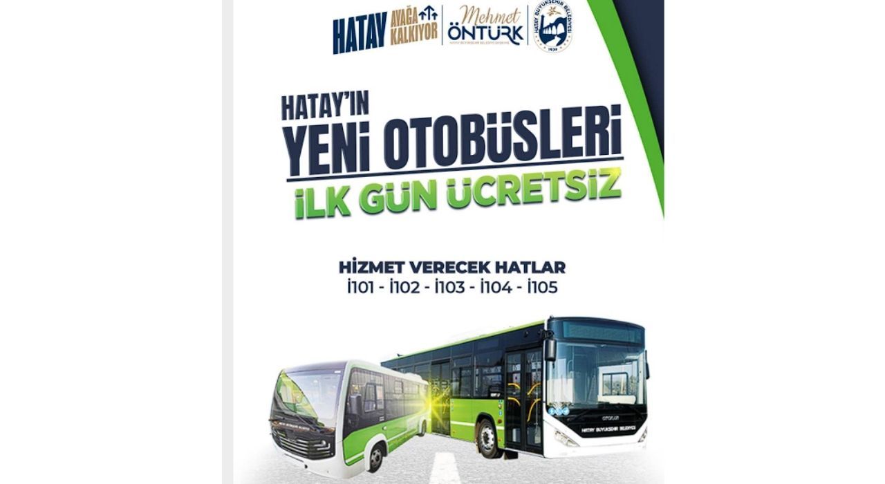 İskenderun’da Yeni Otobüs Hatları Hizmete Giriyor