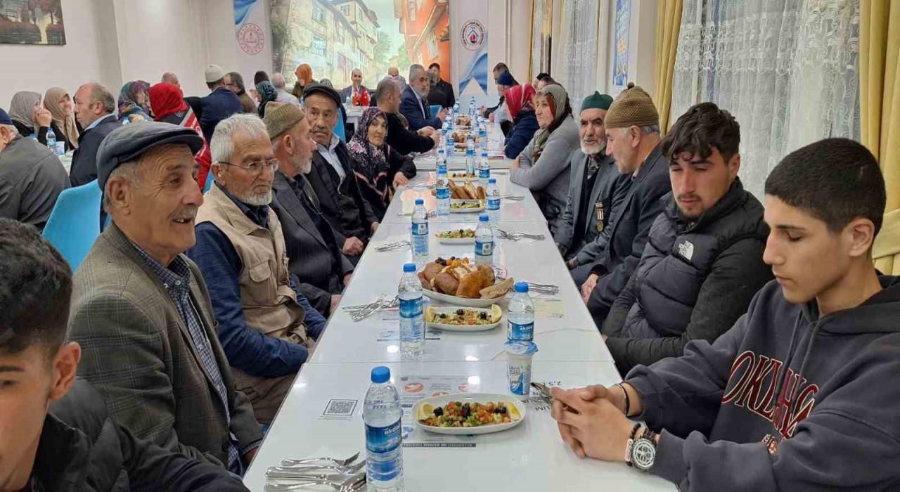 İskilipte şehit yakınları ve gaziler iftar yemeğinde buluştu