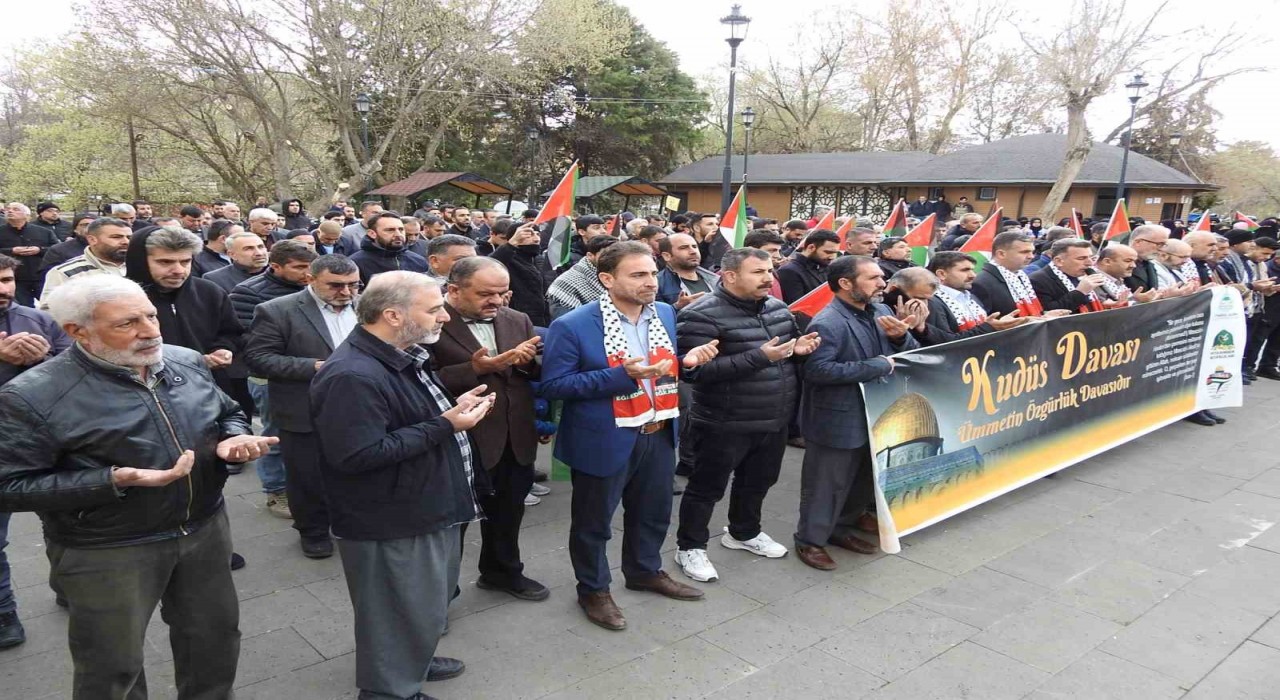 İsrailin Gazzeye yönelik saldırıları Gaziantepte kınandı