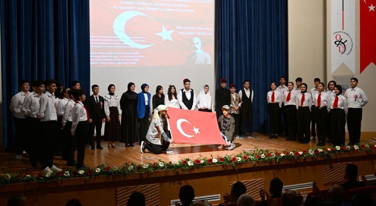 İstiklâl Marşı’nın Kabulü Osmaniye’de Coşkuyla Anıldı