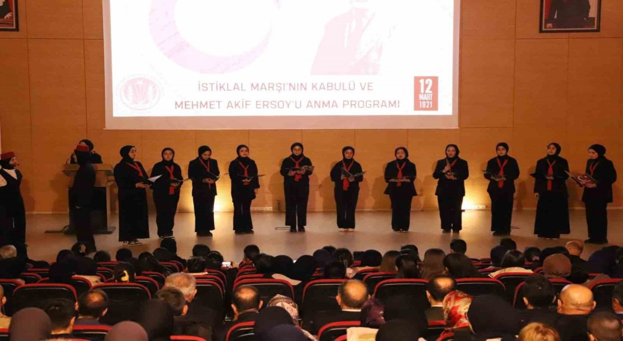 İstiklal Marşının kabulünün 104. yılı Bayburtta kutlandı