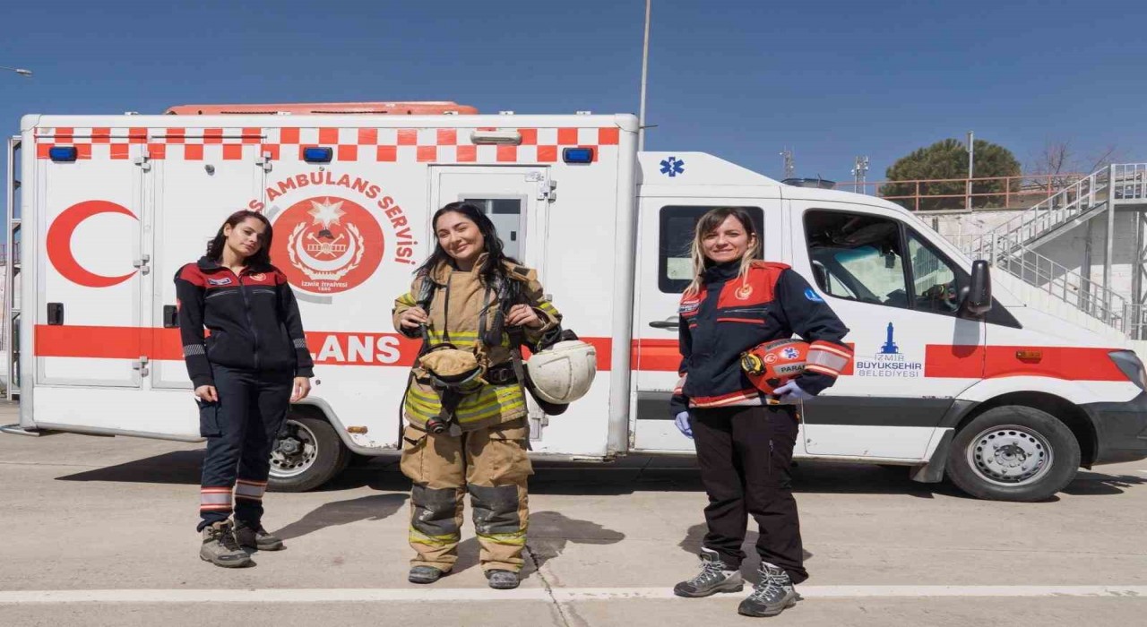 İzmirin cesur kadınları her zorluğun üstesinden geliyor