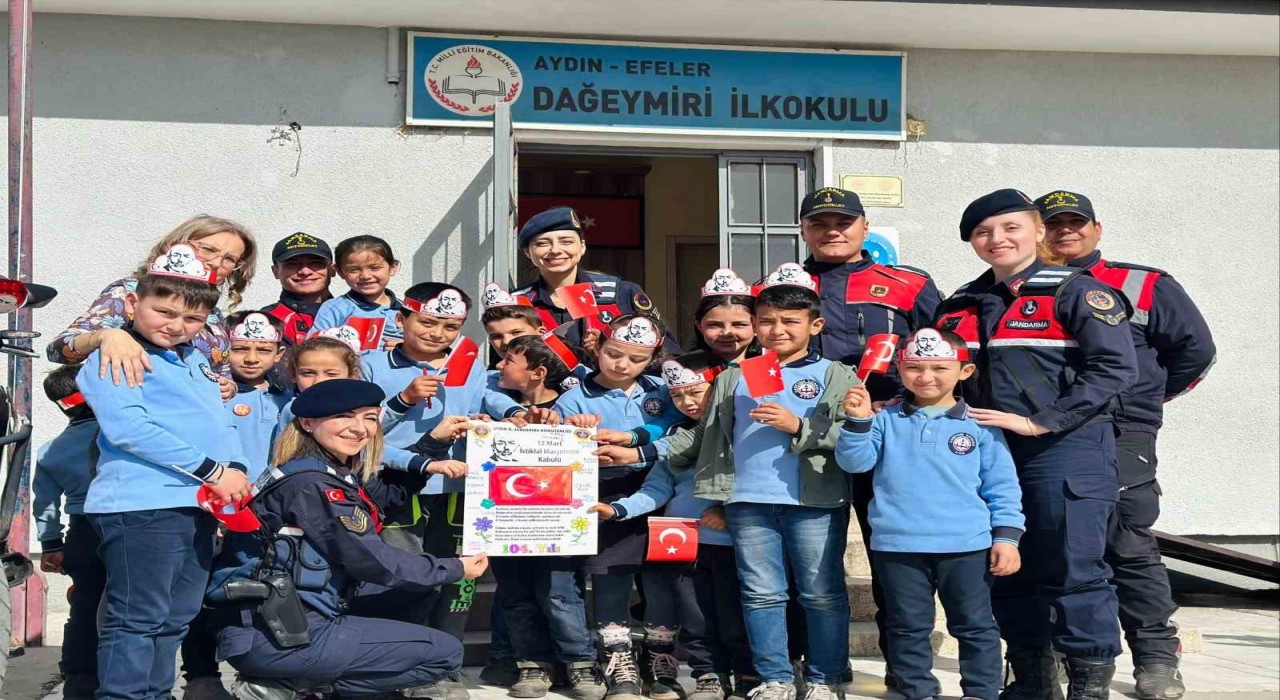 Jandarma ilkokul öğrencileri ile bir araya geldi