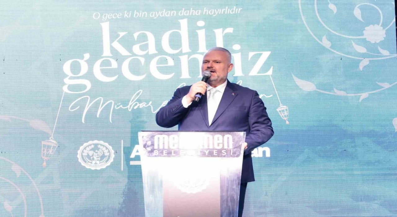 Kadir Gecesinde Menemende 10 bin kişilik iftar