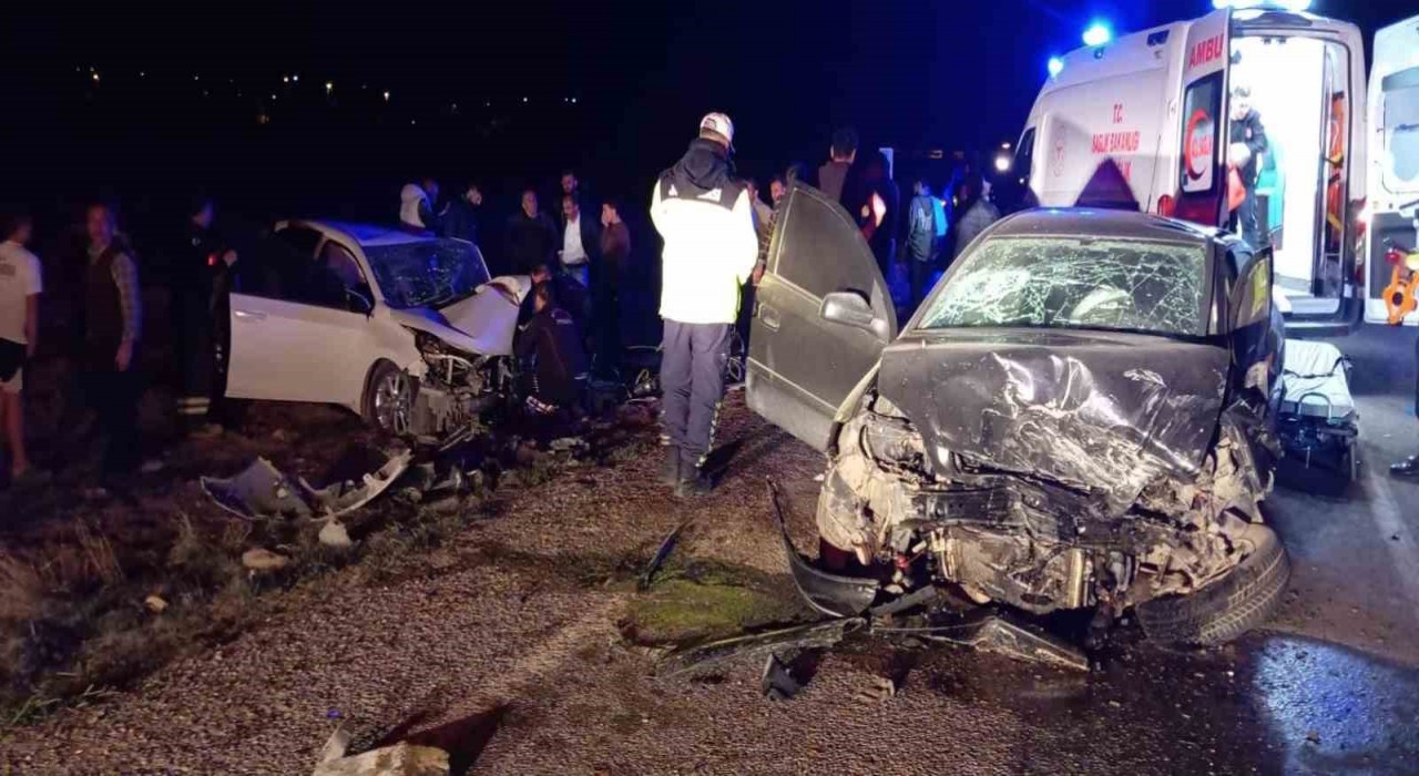 Kahramanmaraşta sıkışmalı trafik kazası: 1 yaralı
