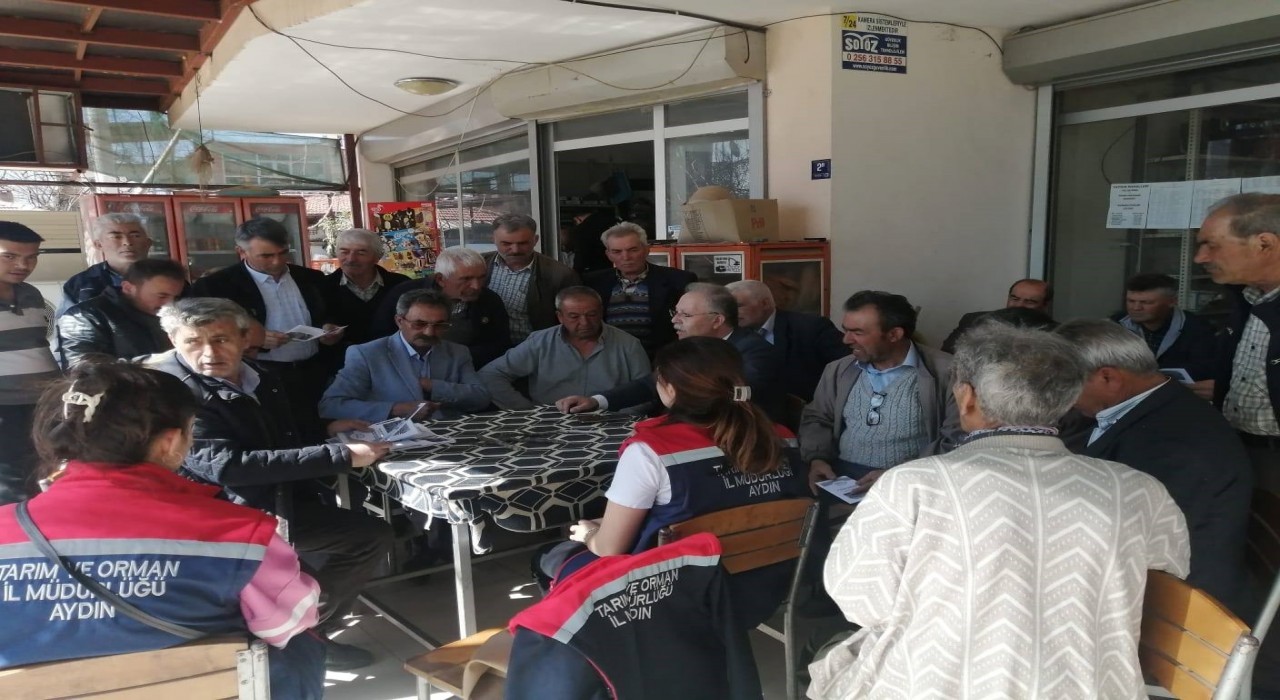 Karacasuda üreticiler Kanlı balsıra konusunda bilgilendirildi