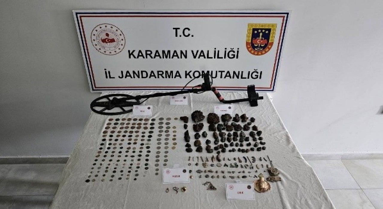 Karamanda 118 adet göktaşı ele geçirildi