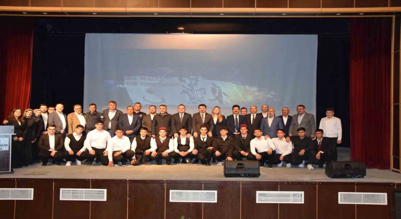 Karapınarda İstiklal Marşının kabul yıldönümü programı