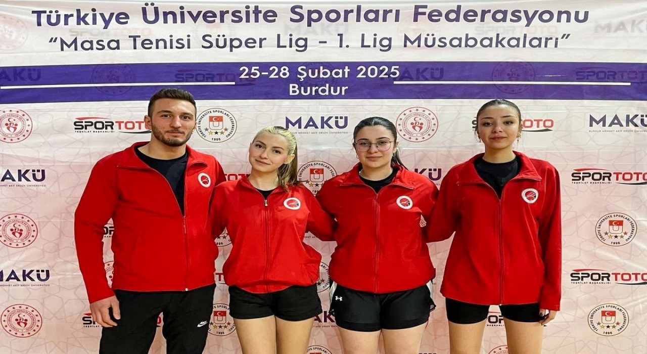 Kastamonu Üniversitesi Spor Bilimleri Fakültesi masa tenisinde Süper Lige yükseldi