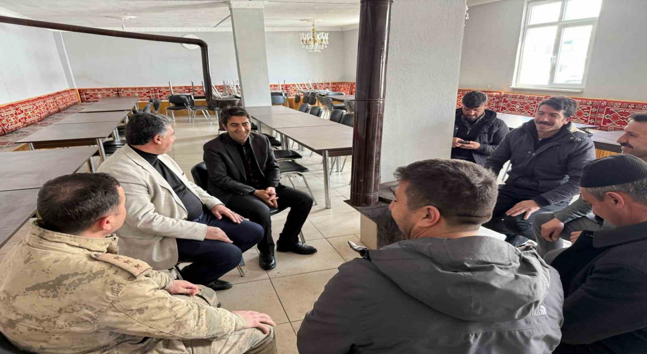 Kaymakam Aslantatarın köy ve okul ziyaretlerini sürdürüyor