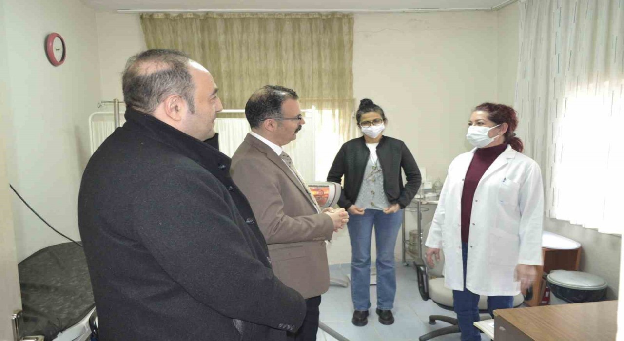 Kaymakam Ateş, Sağlık Evini ziyaret etti
