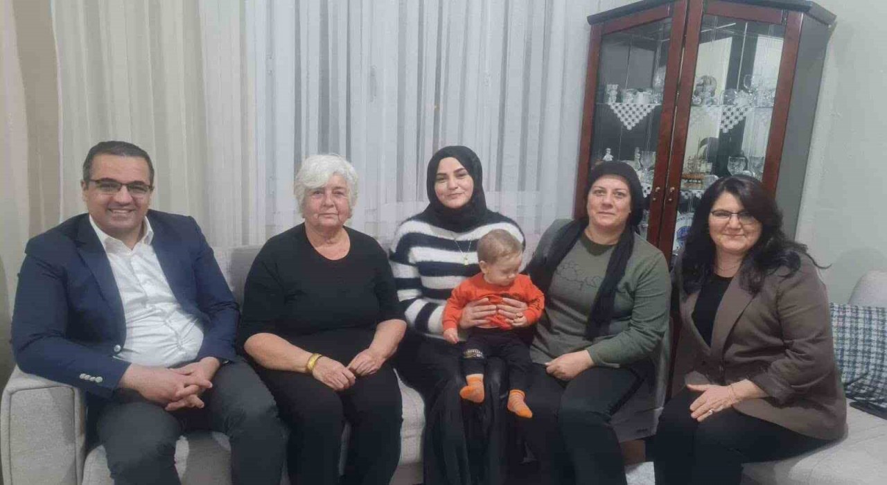 Kaymakam Dalaktan şehit kızı ve gaziye ziyaret