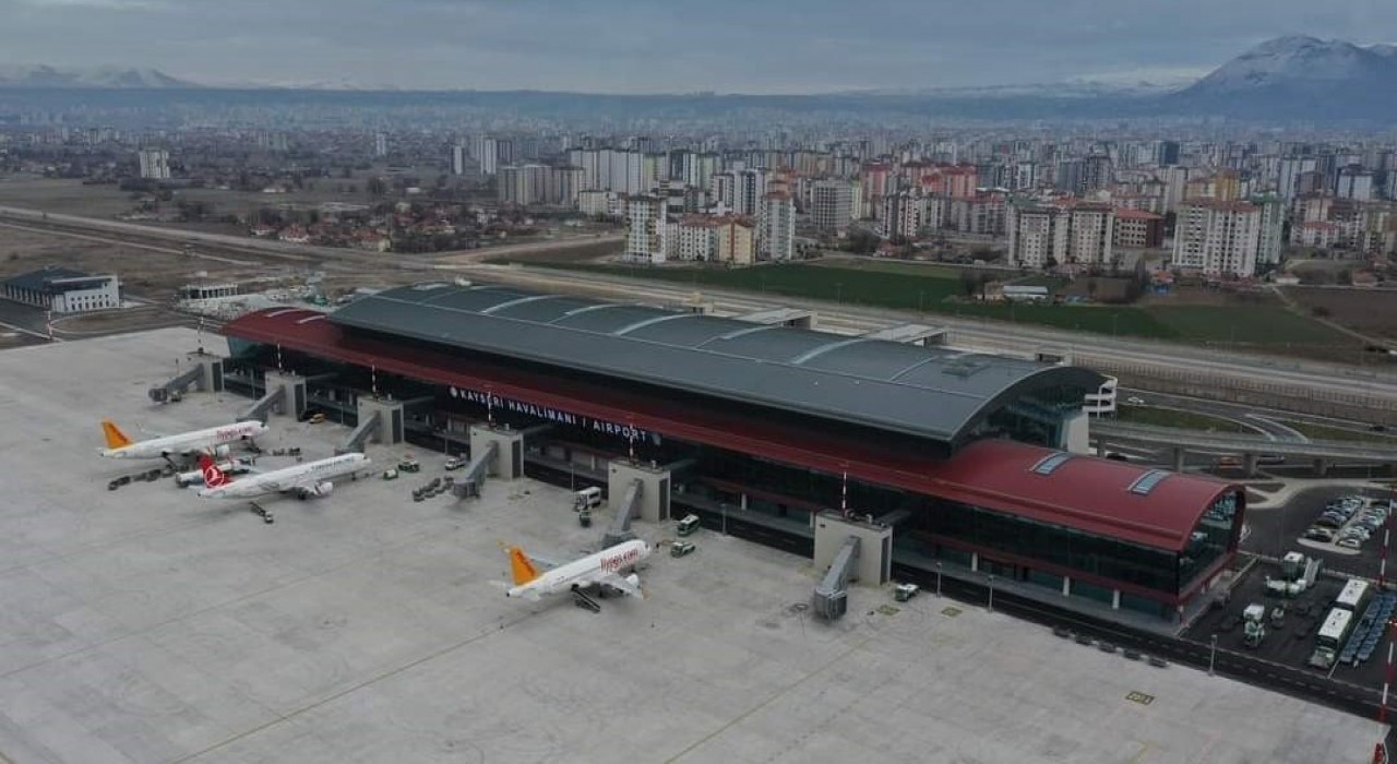 Kayseri Havalimanında Şubat ayında 178 bin 240 yolcuya hizmet verildi