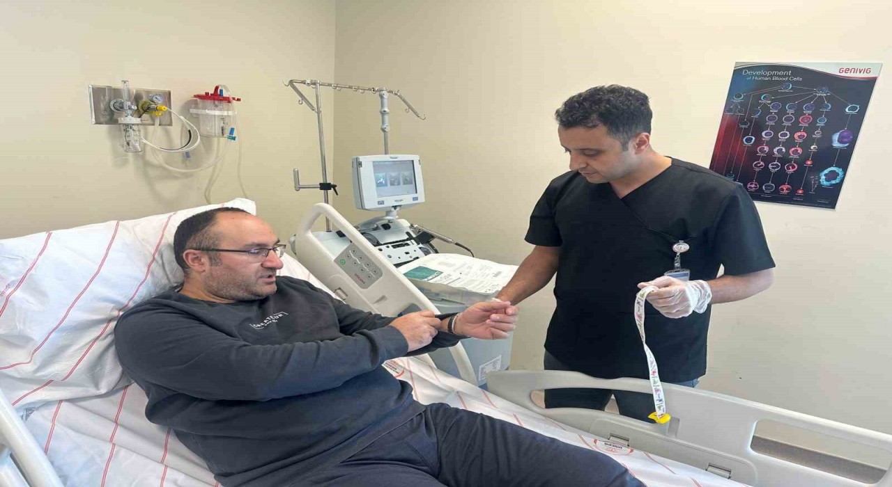 Kayseri Şehir Hastanesinde 100. bağışçıdan kök hücre toplandı