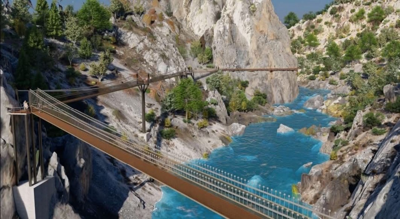 Kazankaya Kanyonu turizme kazandırılıyor