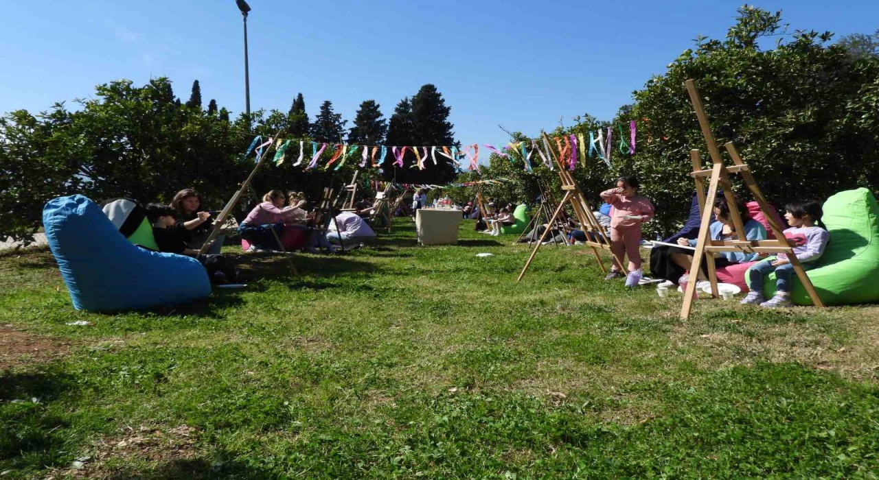 Kepezde anneler ve çocukları sanatla buluştu