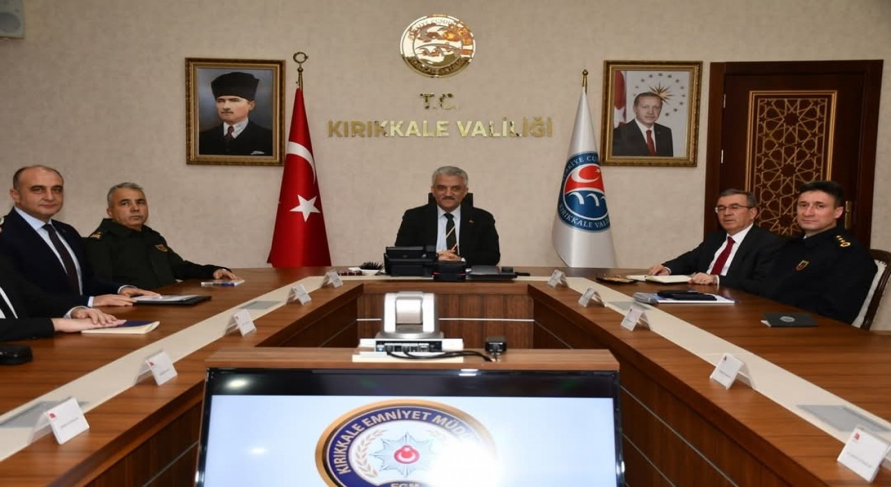 Kırıkkalede İl Güvenlik ve Asayiş Koordinasyon toplantısı düzenlendi