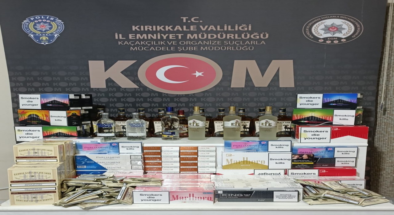 Kırıkkalede kaçakçılık operasyonu: 4 şüpheli yakalandı