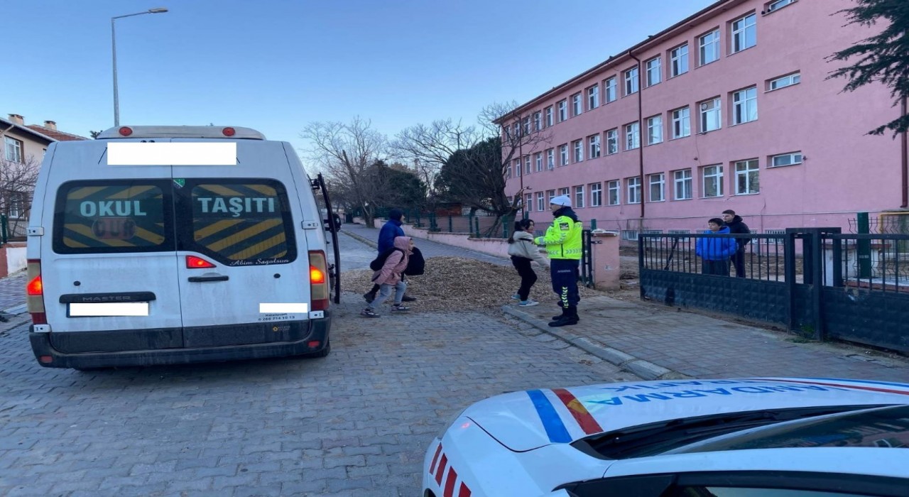 Kırklarelinde okul servisleri denetlendi