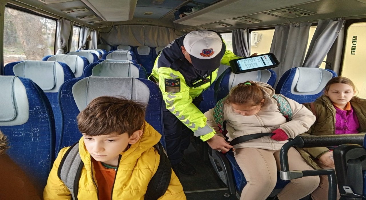Kırklarelinde okul servisleri denetlendi