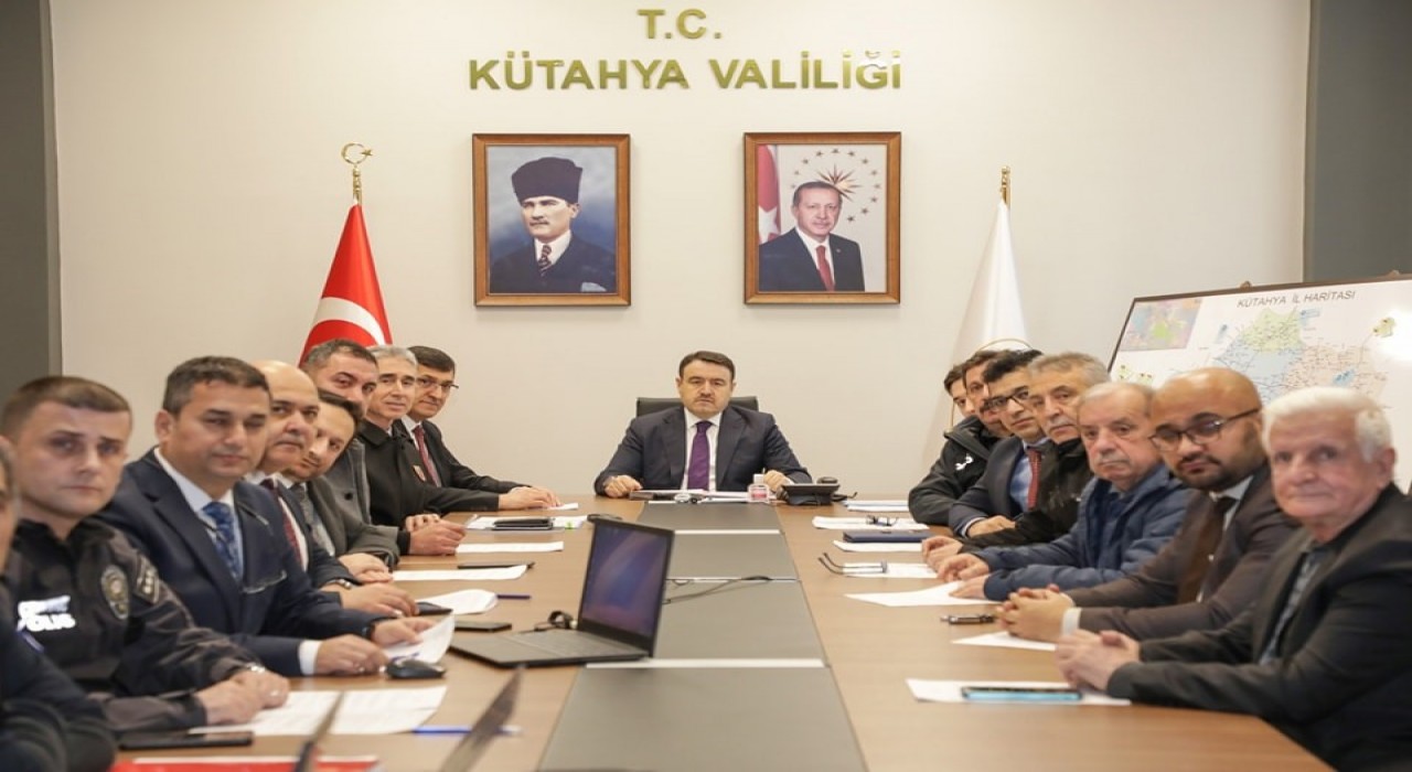 Kütahyada İl Spor Güvenlik Koordinasyon Toplantısı gerçekleştirildi
