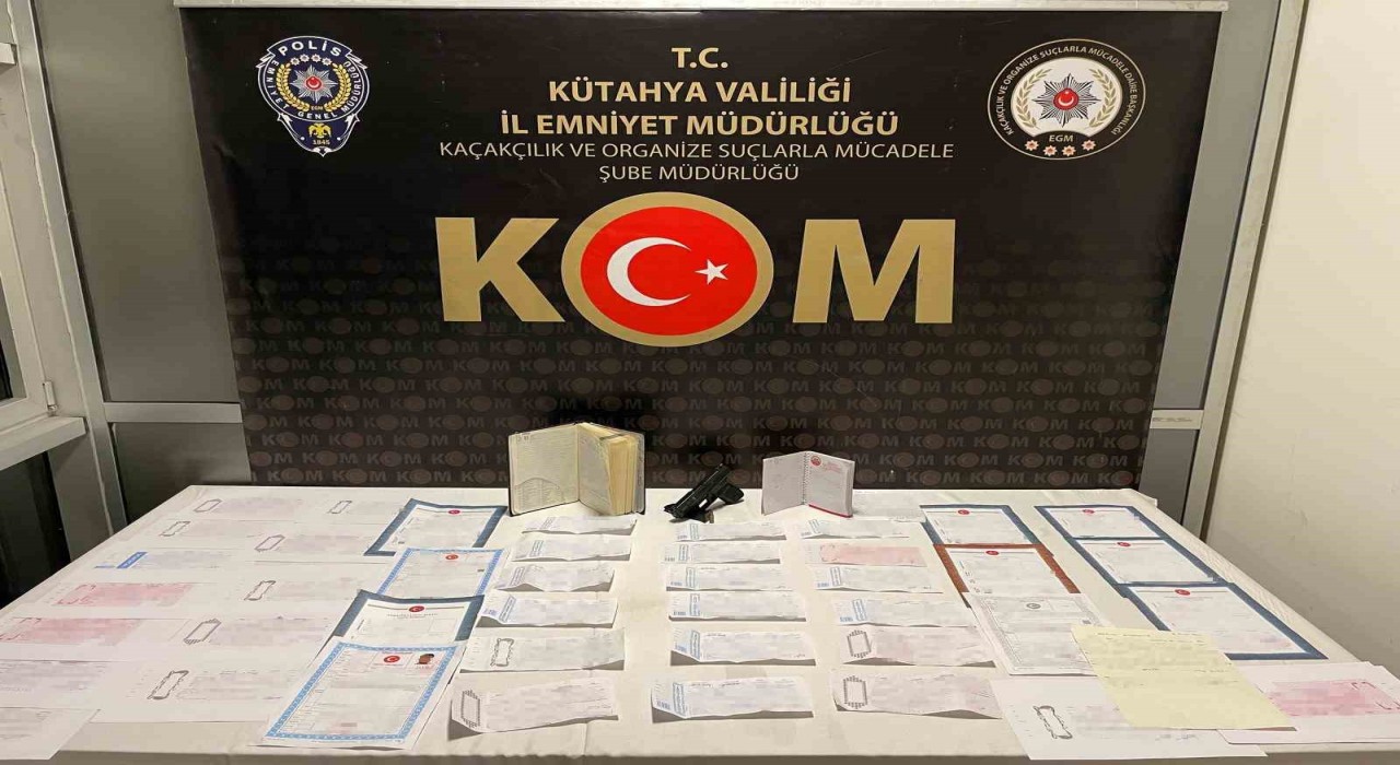 Kütahyada tefeci operasyonu: 1 kişi tutuklandı