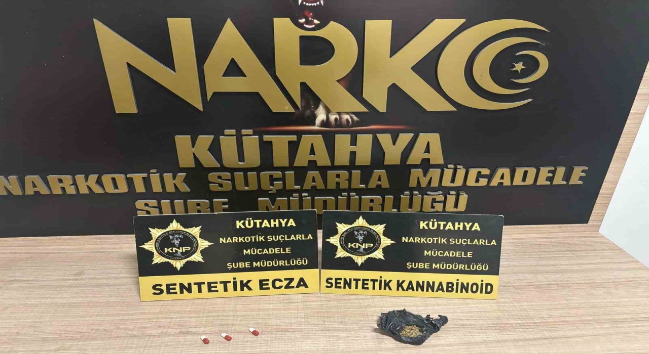 Kütahyada uyuşturucu ticareti yapan 2 şüpheli tutuklandı