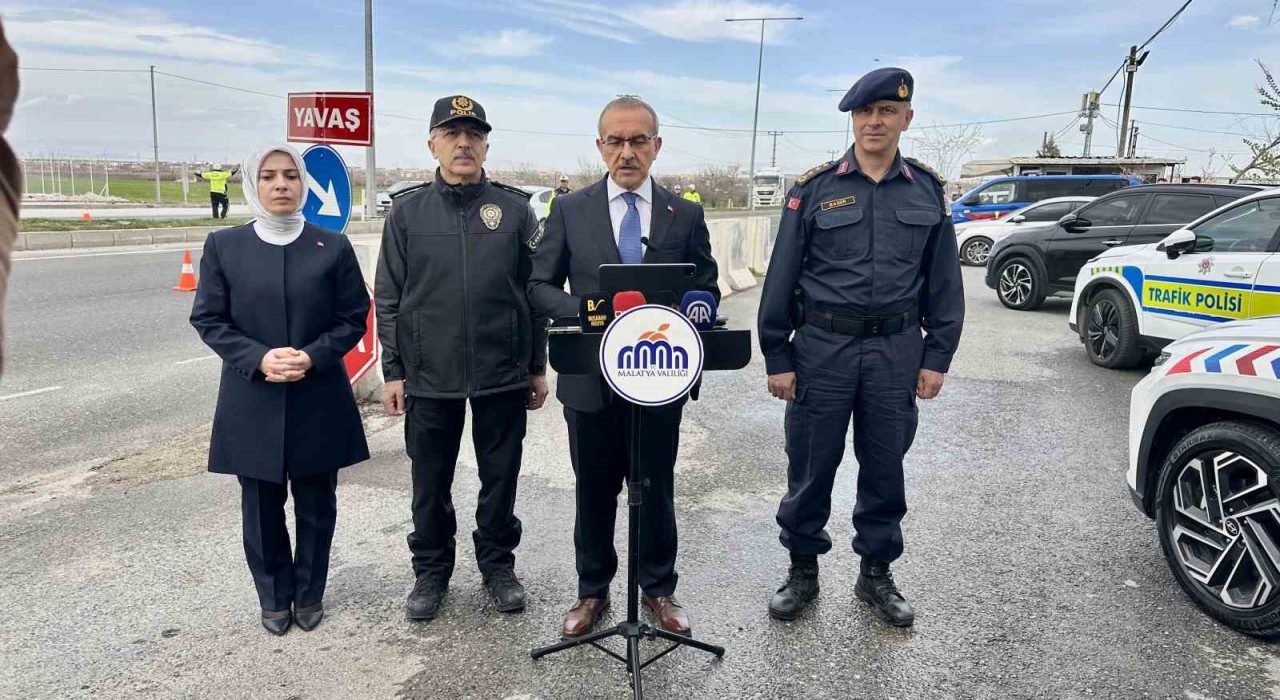 Malatya Valisi Seddar Yavuzdan bayram tedbirleri açıklaması