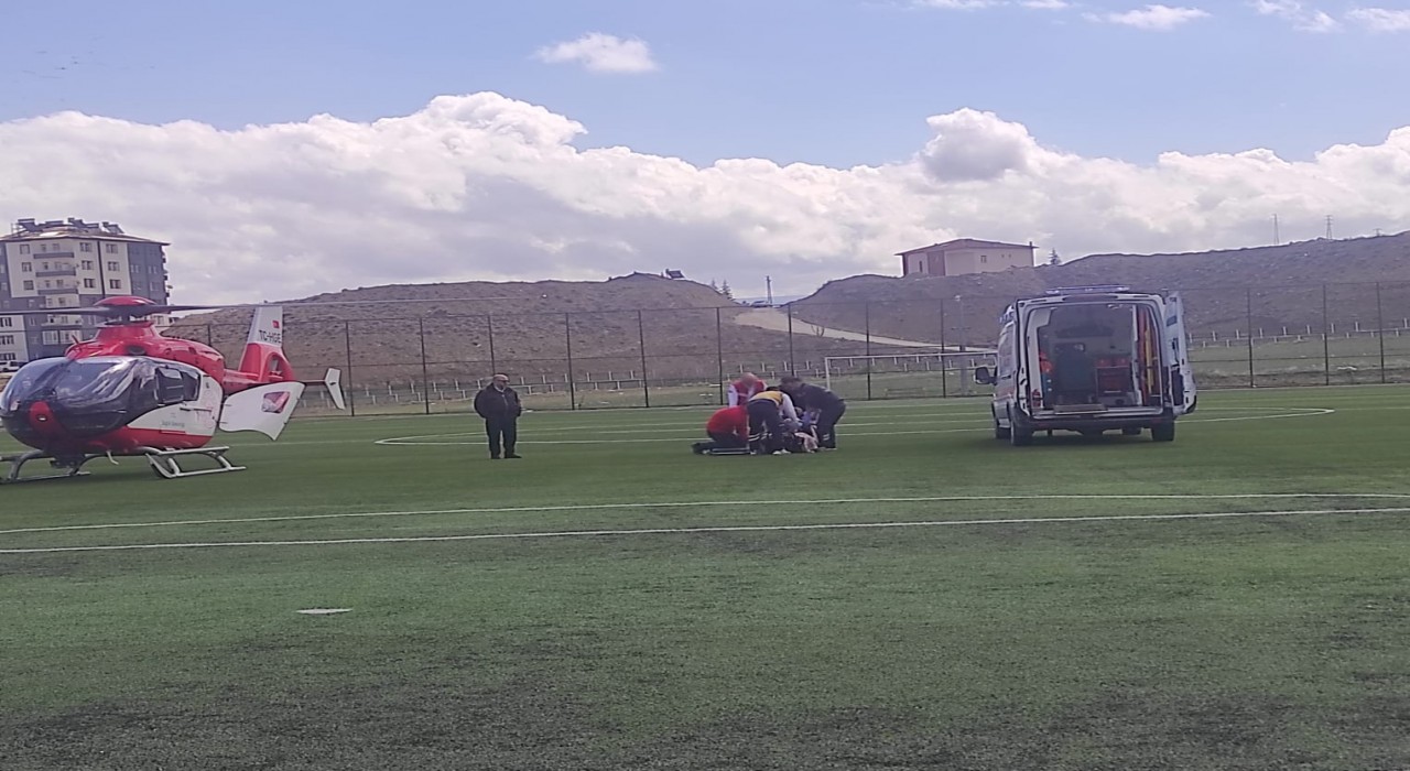 Malatyada ambulans helikopter 76 yaşındaki hasta için havalandı