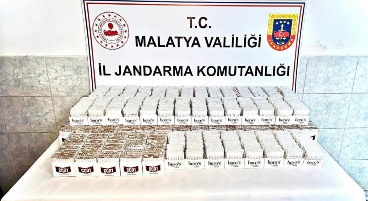 Malatyada kaçakçılık operasyonları