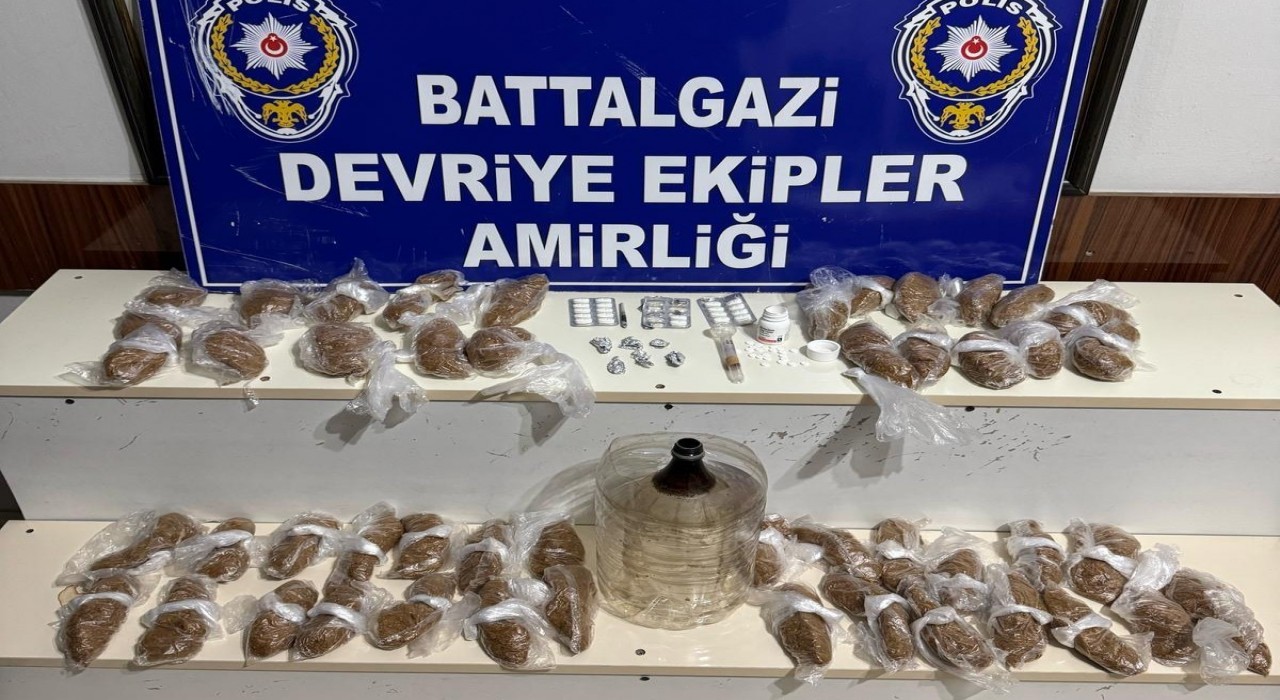 Battalgazi’de 2 Şüpheli Uyuşturucudan Yakalandı
