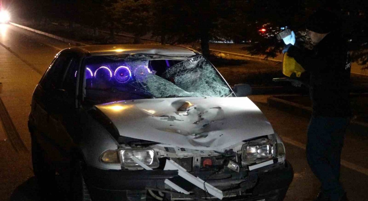 Malatyadaki feci kazada 102 metre fren izi