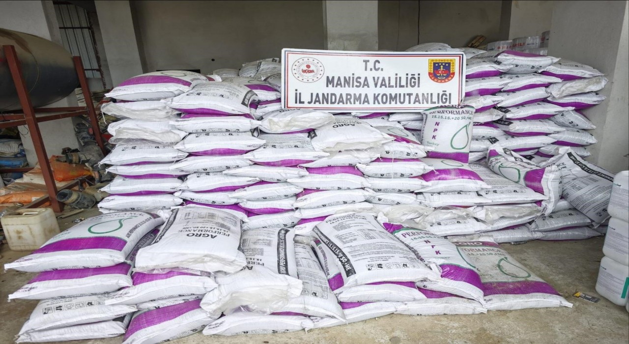 Manisada 29 ton sahte gübre ele geçirildi