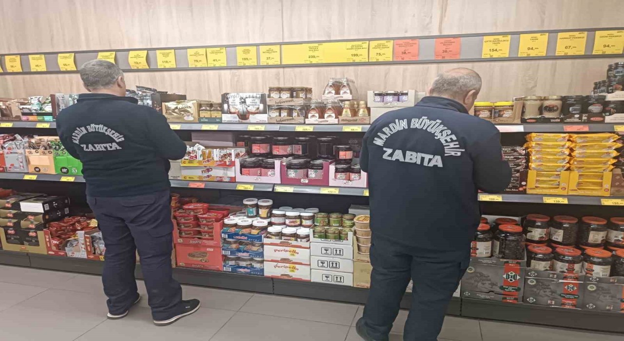 Mardinde zabıta ekiplerinin market denetimleri devam ediyor