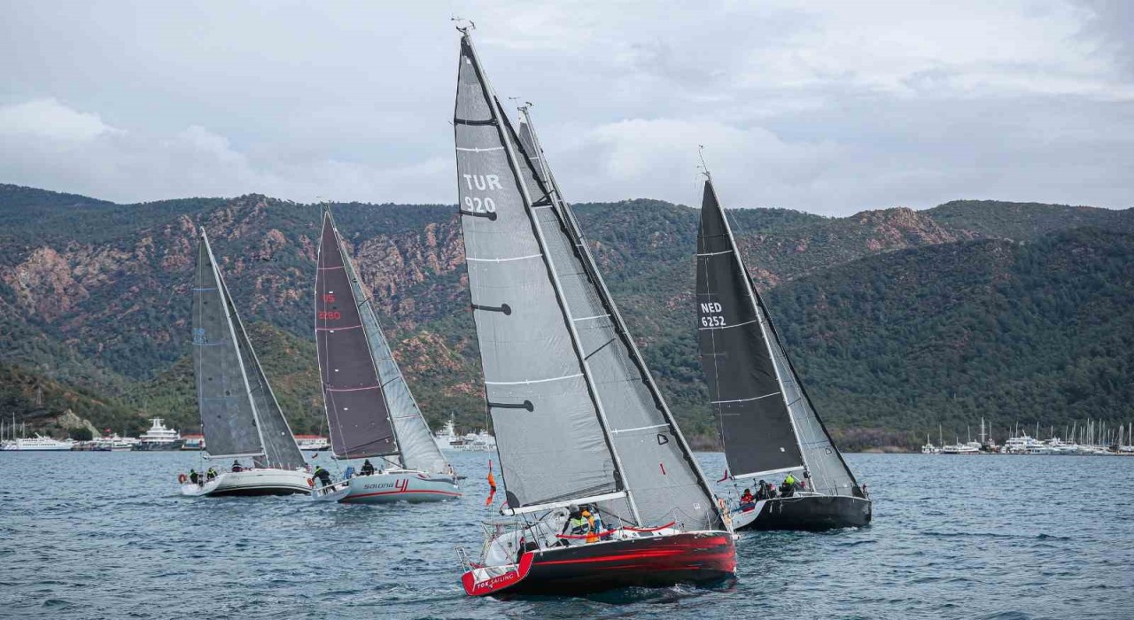 Marmaris MIYC Kış Trofesi Yat Yarışlarının 4. ayağı başladı