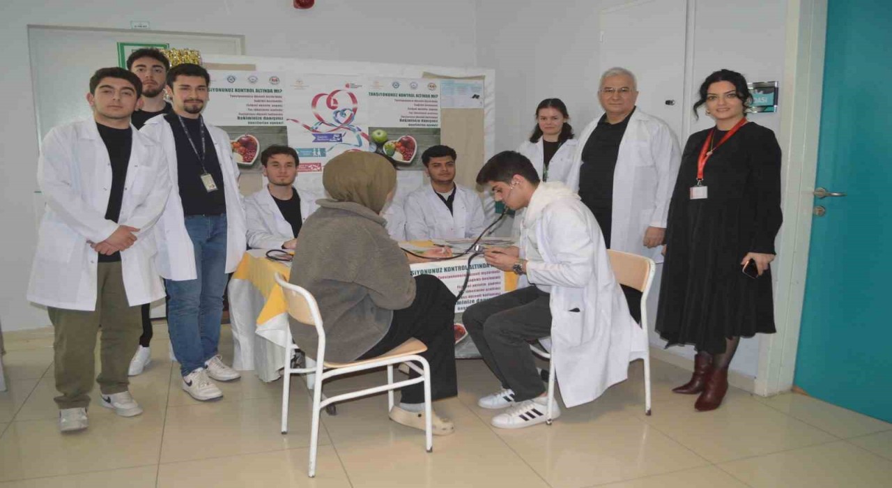 MEAHta kardiyoloji polikliniklerinde tansiyon ölçümü gerçekleştirildi