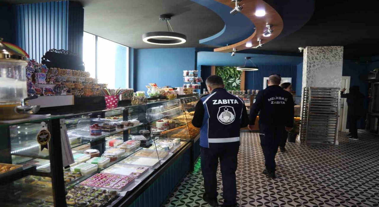 Melikgazi Zabıtasından Ramazan Bayramı öncesi gıda denetimi
