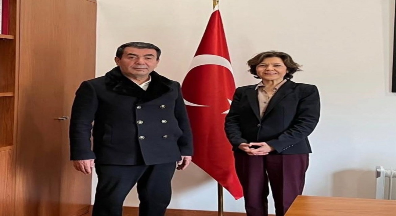 Metinden Başkonsolos Zeybeke ziyaret