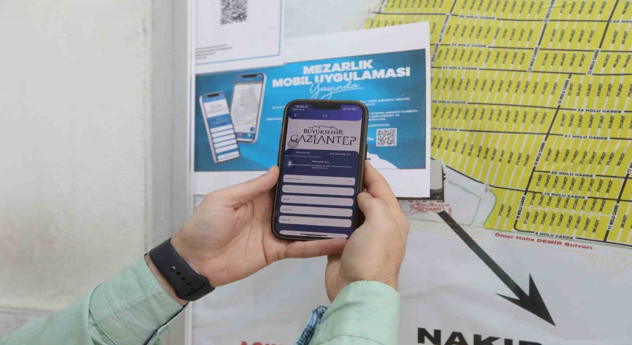 Mezar yeri bilgisine tek tıkla ulaşım