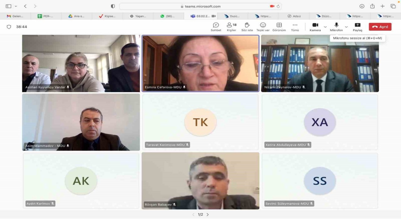 Mingeçevir Devlet Üniversitesiyle işbirliği