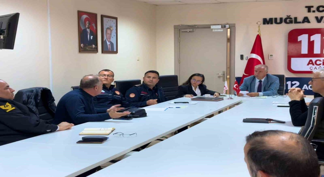 Muğla 112 Acil Çağrı Merkezinde Ramazan Bayramı tedbirleri görüşüldü