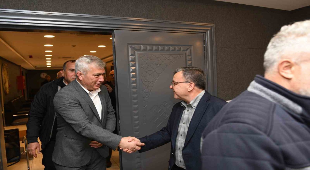 Muhtarlardan Başkan Şehirliye tebrik ziyareti