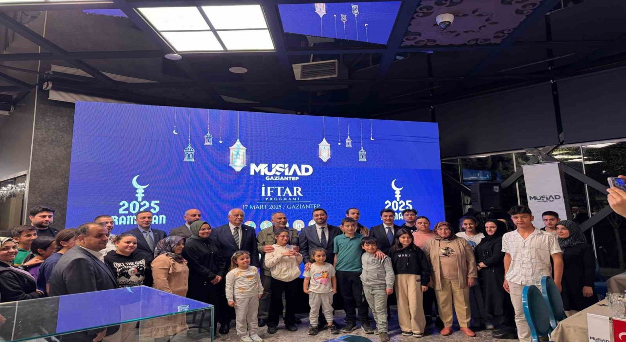 MÜSİAD Gaziantep Şubesi geleneksel iftar programında, bir araya geldi